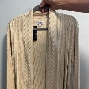 Womens Tan Cardigan